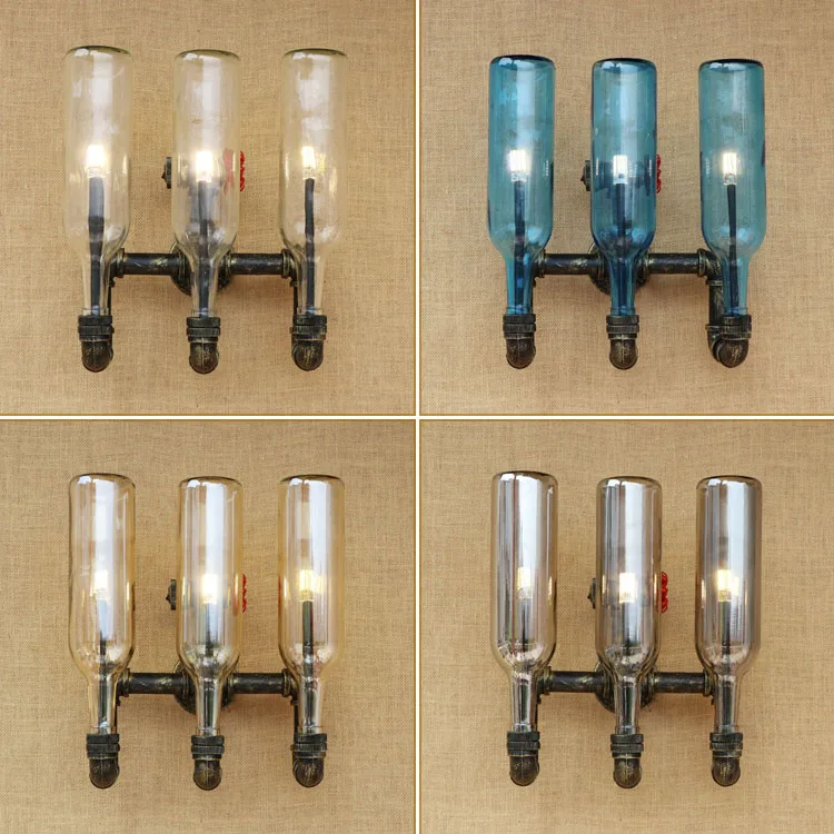 Steam punk Loft Industrial iron rust Water pipe retro wall lamp Glass Vintage sconce lights steampunk Home lighting fixtures
Steam punk Loft Industrial iron rust Water pipe retro wall lamp Glass Vintage sconce lights steampunk Home lighting fixtures
