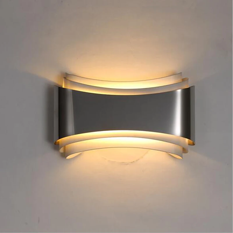 Modern led wall lights for bedroom study room Stainless steel+Acrylic 5W home decoration wall lamp free shipping
Modern led wall lights for bedroom study room Stainless steel+Acrylic 5W home decoration wall lamp free shipping