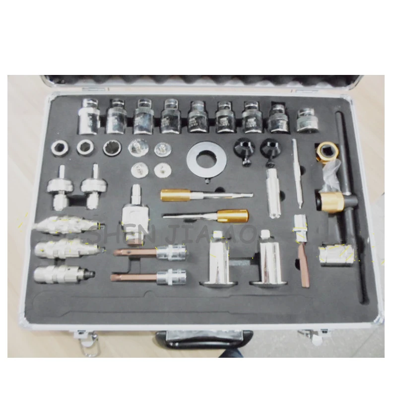 1Set Common Rail Injector Disassembly of 38 Pcs of Electronic Control Fuel Injection Pump Decomposition Demolition Pump Tool Set
1Set Common Rail Injector Disassembly of 38 Pcs of Electronic Control Fuel Injection Pump Decomposition Demolition Pump Tool Set