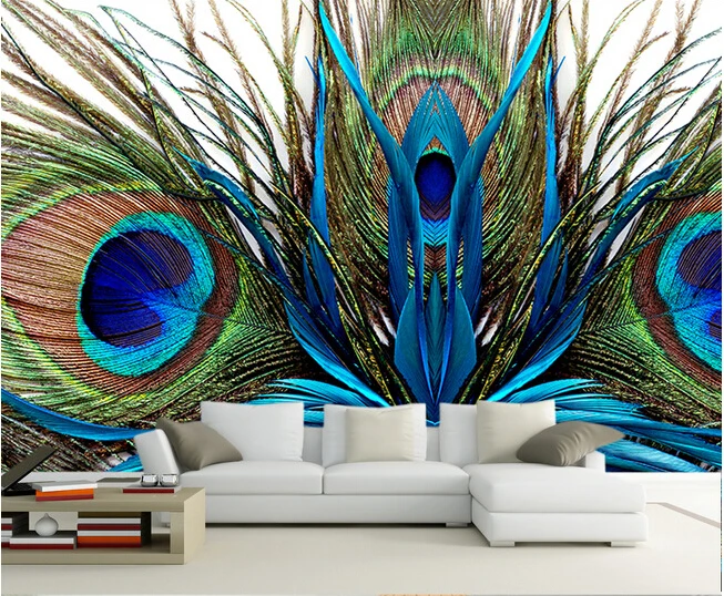 The custom papel de parede,beautiful peacock feathers,living room sofa TV wall children bedroom wall paper
The custom papel de parede,beautiful peacock feathers,living room sofa TV wall children bedroom wall paper