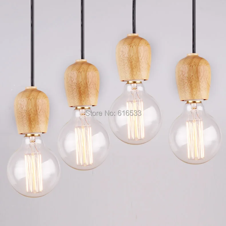 Lustres fashion bar brief restaurant japanese style vintage american single head wood pendant light 1pc
Lustres fashion bar brief restaurant japanese style vintage american single head wood pendant light 1pc