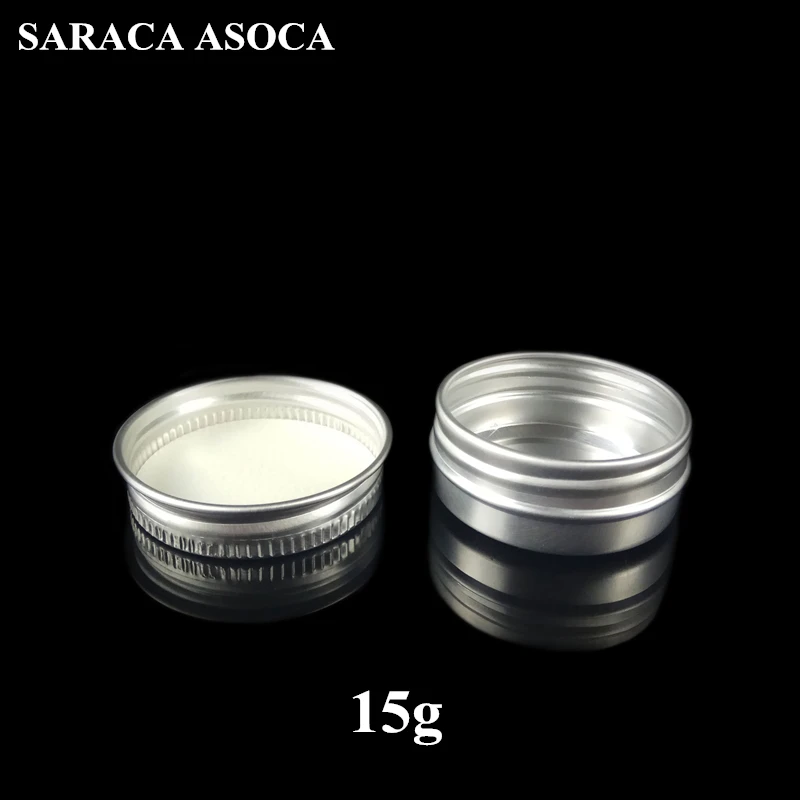 15ml Empty Refillable Aluminum Jars 15g Silver Metal Tin Cosmetic Container Crafts Packaging Cosmetic Aluminum Box 1740PCS/LOT
15ml Empty Refillable Aluminum Jars 15g Silver Metal Tin Cosmetic Container Crafts Packaging Cosmetic Aluminum Box 1740PCS/LOT