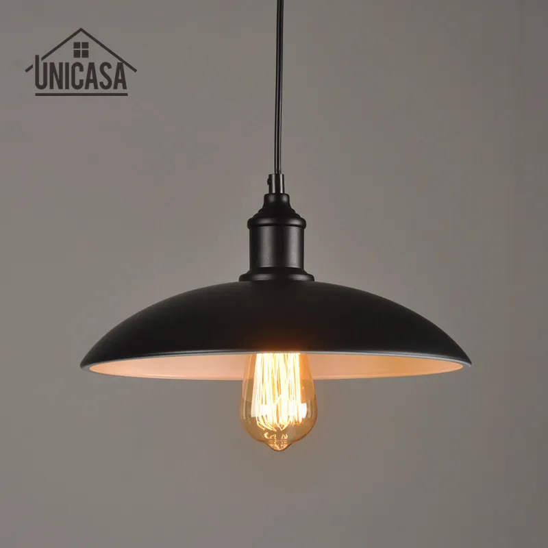 Vintage Industrail Pendant Lights Black Iron Shade Lighting Fixtures Kitchen Island Office Hotel LED Loft Pendant Ceiling Lamp
Vintage Industrail Pendant Lights Black Iron Shade Lighting Fixtures Kitchen Island Office Hotel LED Loft Pendant Ceiling Lamp