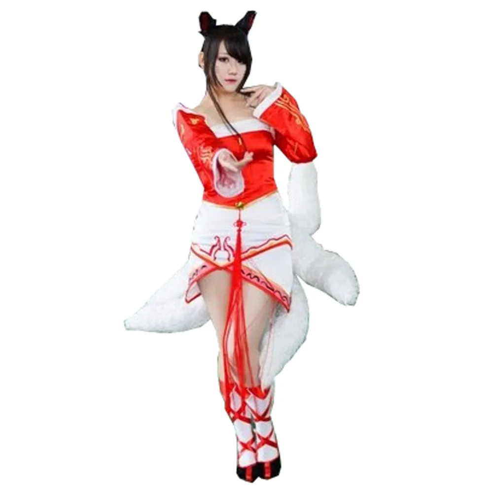 2017 Hot Sale Anime Game The Nine-Tailed Fox Ahri Cosplay Costume Ahri Cosplay Dress From LOL
2017 Hot Sale Anime Game The Nine-Tailed Fox Ahri Cosplay Costume Ahri Cosplay Dress From LOL