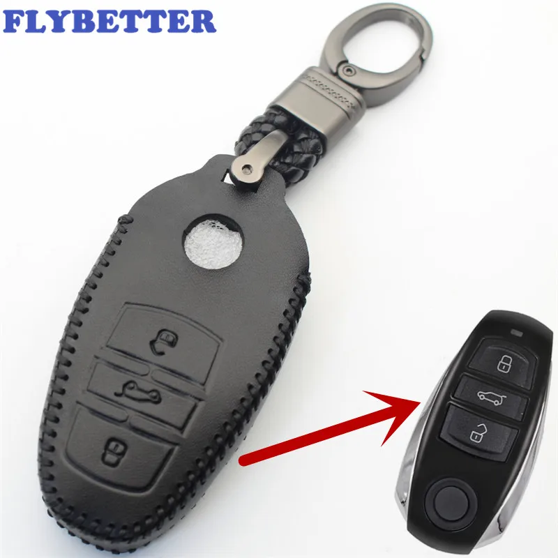 Чехол FLYBETTER из натуральной кожи с 3 кнопками и функцией бесключевого доступа, чехол для смарт-ключа Vw Touareg, Стайлинг автомобиля L2032
Чехол FLYBETTER из натуральной кожи с 3 кнопками и функцией бесключевого доступа, чехол для смарт-ключа Vw Touareg, Стайлинг автомобиля L2032