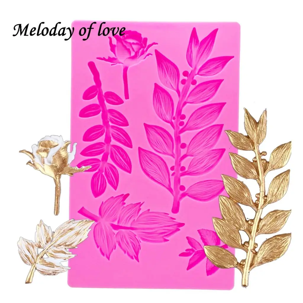 Leaves Mold flower Fondant moulds Chocolate DIY Cake Decorating Tools silicone molds Resin Clay dessert decorators Mold T1373
Leaves Mold flower Fondant moulds Chocolate DIY Cake Decorating Tools silicone molds Resin Clay dessert decorators Mold T1373