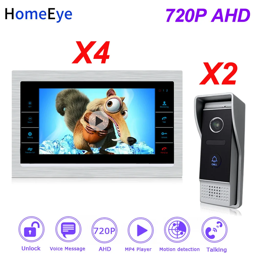 Система контроля доступа HomeEye для дома, 2 двери, 720P HD, видеодомофон, видеодомофон, сенсорный экран, голосовые сообщения, рингтон на заказ
Система контроля доступа HomeEye для дома, 2 двери, 720P HD, видеодомофон, видеодомофон, сенсорный экран, голосовые сообщения, рингтон на заказ