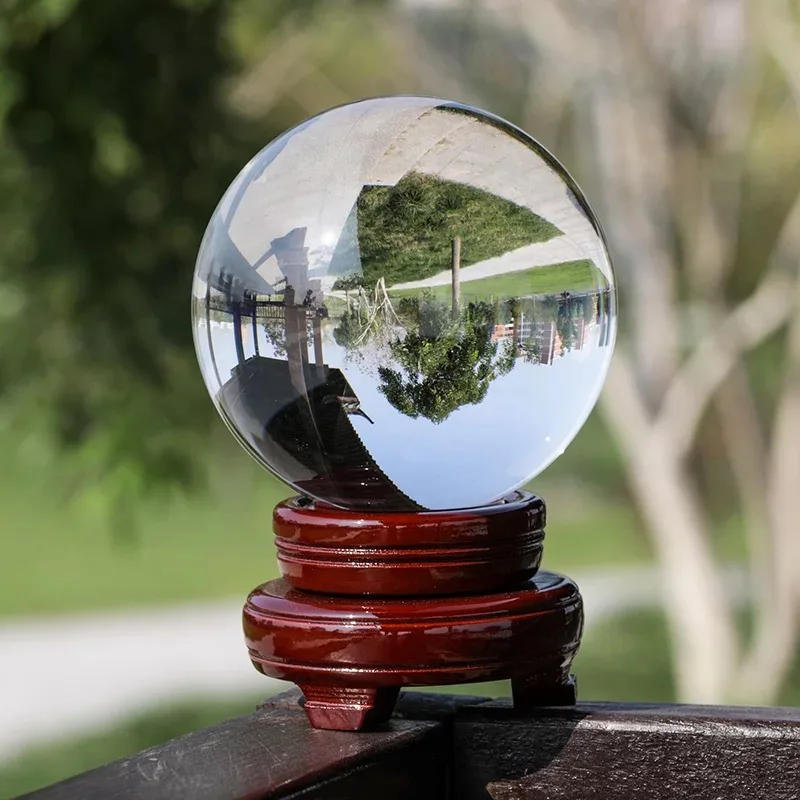 110mm Nice Clear Rare Quartz Crystal Ball Magic Sphere Fengshui Glass Lucky Ball Crafts For Office Home Decoration Gift
110mm Nice Clear Rare Quartz Crystal Ball Magic Sphere Fengshui Glass Lucky Ball Crafts For Office Home Decoration Gift