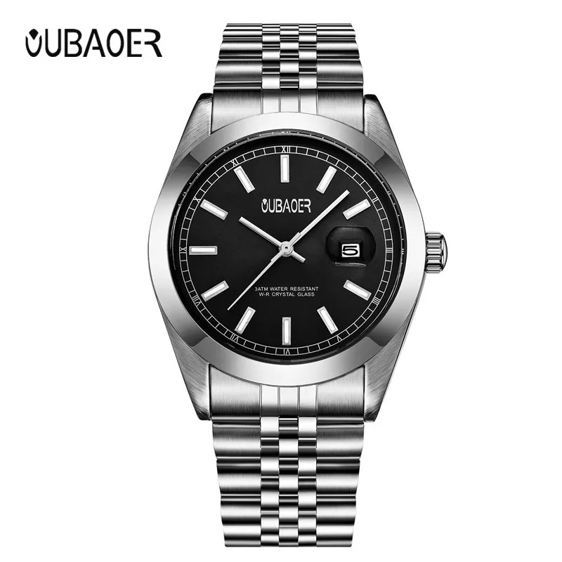 Quartz Wristwatch OUBAOER Top Brand luxury Fashion Watch Men business watches Reloj Mujer Clock Male
Quartz Wristwatch OUBAOER Top Brand luxury Fashion Watch Men business watches Reloj Mujer Clock Male
