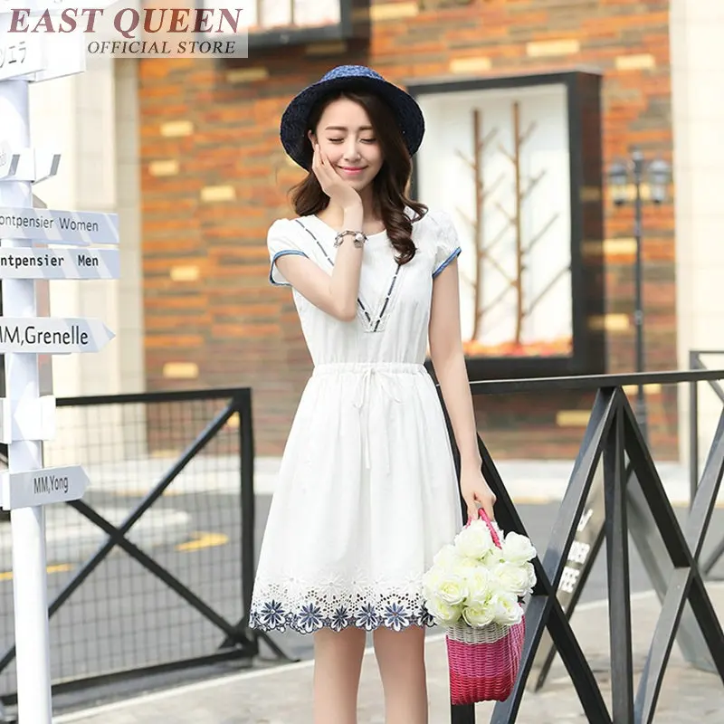 Women summer dress 2018 o-neck floral print preppy style a-line tunic dresses short sleeve hollow out knee-length DD653 L
Women summer dress 2018 o-neck floral print preppy style a-line tunic dresses short sleeve hollow out knee-length DD653 L