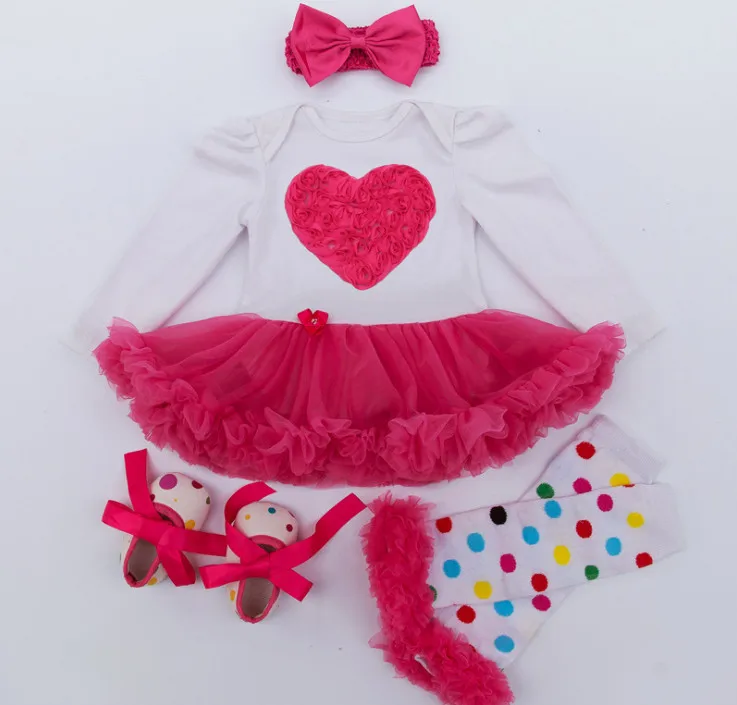 Newborn Toddler Baby Clothes Sets Kids Rompers Lace Tutu Dresses 4 piece Suit For Birthday Party Outfits Girls Children Gifts
Newborn Toddler Baby Clothes Sets Kids Rompers Lace Tutu Dresses 4 piece Suit For Birthday Party Outfits Girls Children Gifts