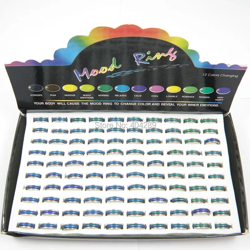 Wholesale 100pcs Spinning Mood Rings,Temperature Changable Color Ring,Free Shipping+Display box
Wholesale 100pcs Spinning Mood Rings,Temperature Changable Color Ring,Free Shipping+Display box