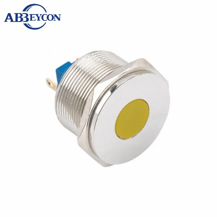 IN92 22mm green LED metal pilot lamp flat round indicator light 22mm metal indicator
IN92 22mm green LED metal pilot lamp flat round indicator light 22mm metal indicator