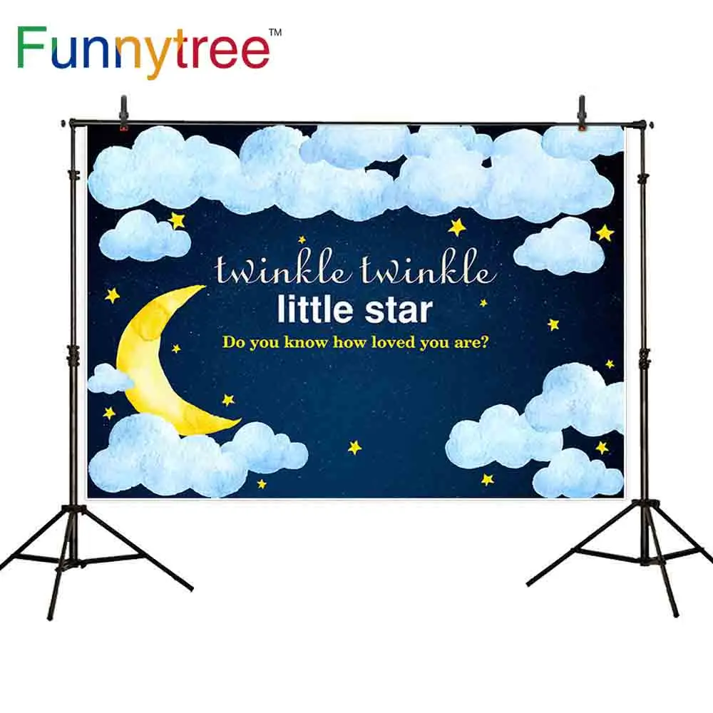 Фон Funnytree для фотосъемки с милыми мультяшными облаками луной мерцающими маленькими звездами для детского дня рождения
Фон Funnytree для фотосъемки с милыми мультяшными облаками луной мерцающими маленькими звездами для детского дня рождения