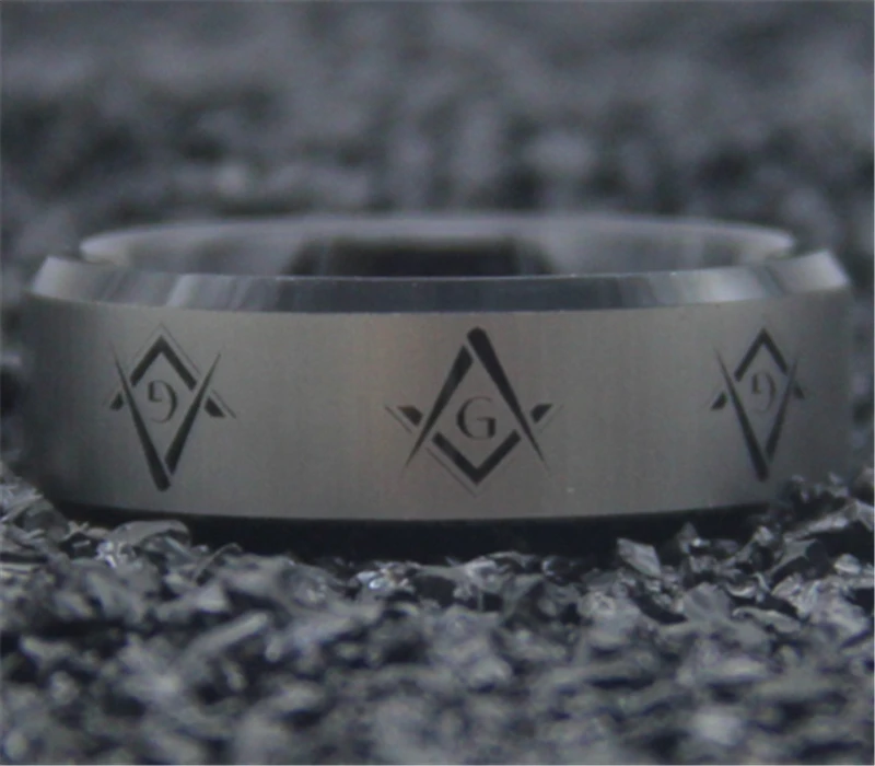 Free Shipping YGK JEWELRY Hot Sales Comfort fit 8MM Black Bevel Masonic Master New Men's Tungsten Wedding Ring
Free Shipping YGK JEWELRY Hot Sales Comfort fit 8MM Black Bevel Masonic Master New Men's Tungsten Wedding Ring