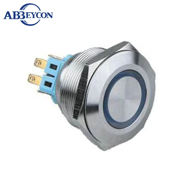 ABBEYCON 30mm Flat Head Stainless Steel Metal Waterproof Pin Terminal Normaly Open Momentary Ring LED Short Push Button Switch
ABBEYCON 30mm Flat Head Stainless Steel Metal Waterproof Pin Terminal Normaly Open Momentary Ring LED Short Push Button Switch