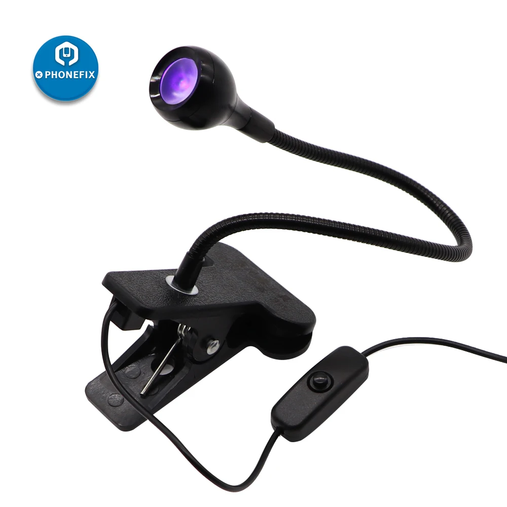 Mobile Phone Repair LED UV Glue Curing Lamp LED UV Light Ultraviolet Green Oil Curing Purple Light For Circuit Board Repair Tool
Mobile Phone Repair LED UV Glue Curing Lamp LED UV Light Ultraviolet Green Oil Curing Purple Light For Circuit Board Repair Tool