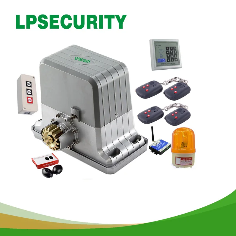 LPSECURITY 4 записываемых брелоков автоматическое электрическое устройство для открывания ворот оператора двигателя для ворот 1800 кг (ИК-датчик лампа, клавиатура gsm модуль опционально)
LPSECURITY 4 записываемых брелоков автоматическое электрическое устройство для открывания ворот оператора двигателя для ворот 1800 кг (ИК-датчик лампа, клавиатура gsm модуль опционально)