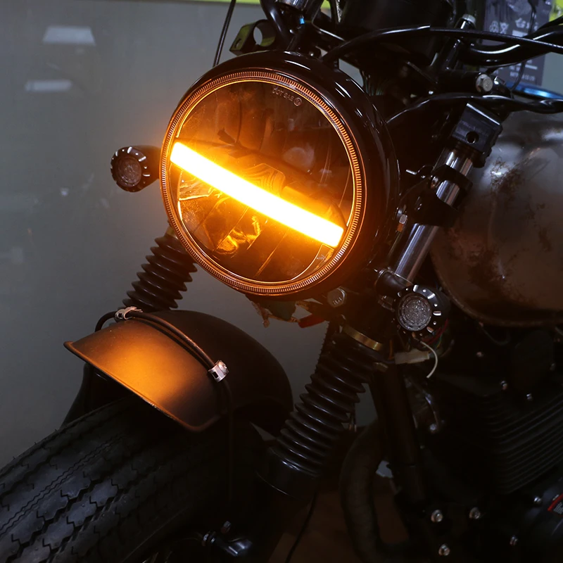 7" Motorcycle LED Headlight HeadLamp Bulb for Harley Sportster Cafe Racer Bobber Motor HeadLamp Bulb DRL
7" Motorcycle LED Headlight HeadLamp Bulb for Harley Sportster Cafe Racer Bobber Motor HeadLamp Bulb DRL