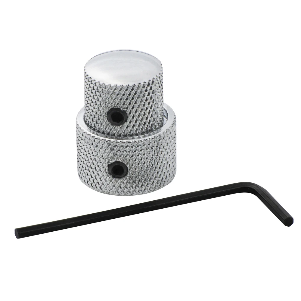 Металлическая двойная концентрическая ручка FLEOR для регулировки тона и громкости электрогитары/бас-гитары, хромированная
Металлическая двойная концентрическая ручка FLEOR для регулировки тона и громкости электрогитары/бас-гитары, хромированная