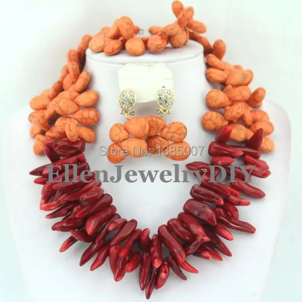 Orange African hot Jewelry Set Nigerian African Wedding Beads Jewelry Set hot Beads Necklace Set W7298
Orange African hot Jewelry Set Nigerian African Wedding Beads Jewelry Set hot Beads Necklace Set W7298