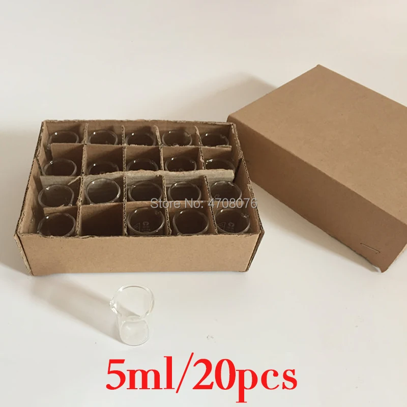 5ml 20pcs/set Pyrex Beaker borosilicate glass Lab glassware chemical measuring cup flat bottom for scientific test
5ml 20pcs/set Pyrex Beaker borosilicate glass Lab glassware chemical measuring cup flat bottom for scientific test