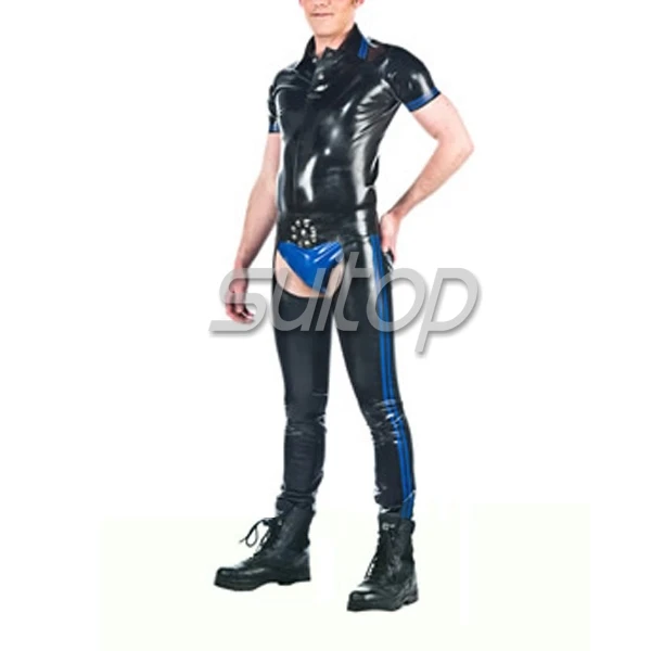 Suitop Mens' latex chaps leggings in heavy latex 0.8mm thickness
Suitop Mens' latex chaps leggings in heavy latex 0.8mm thickness