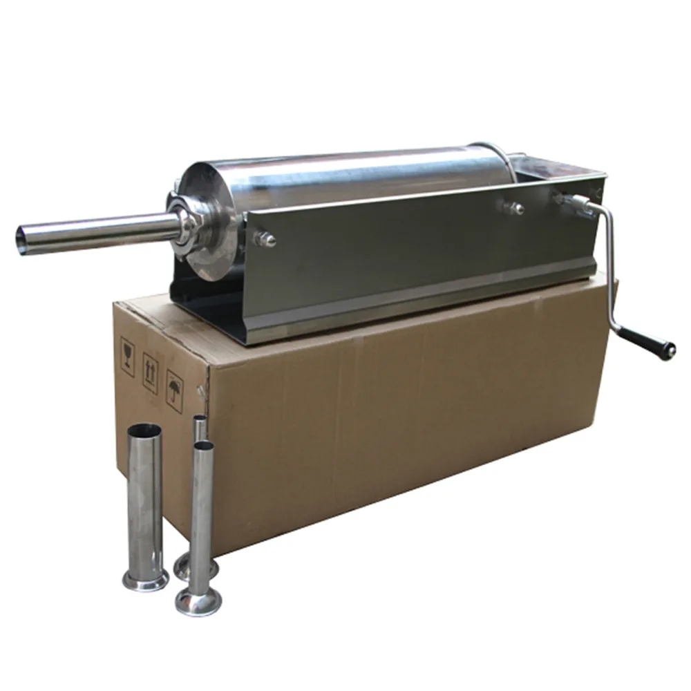 3L Horizontal Sausage Filler Stainless Steel Sausage Filling Machine Sausage Stuffer for Home and Commercial Use
3L Horizontal Sausage Filler Stainless Steel Sausage Filling Machine Sausage Stuffer for Home and Commercial Use