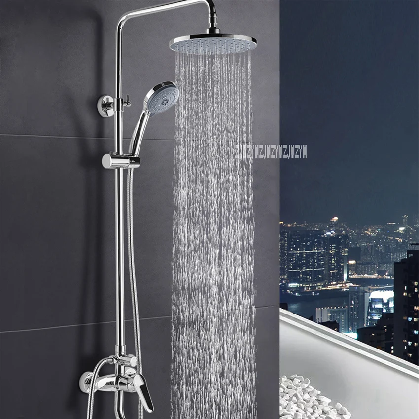 EFT13400A 3-function Massage Shower Set Household Wall-mounted Bathroom Bath Shower Set Hot And Cold Copper Faucet Shower Set
EFT13400A 3-function Massage Shower Set Household Wall-mounted Bathroom Bath Shower Set Hot And Cold Copper Faucet Shower Set