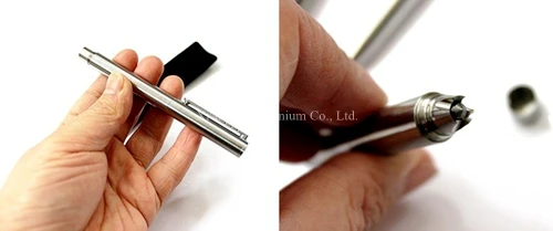 Titanium TC4 Tactical Gel ink Pen / Personal Defense Pen / Emergency Hammer 31.5g with Hidden Window breaking End 
Titanium TC4 Tactical Gel ink Pen / Personal Defense Pen / Emergency Hammer 31.5g with Hidden Window breaking End