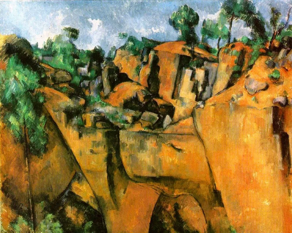 oil painting,Handmade Oil Painting Reproduction on linen canvas,bibemus-quarry by paul Cezanne,landscape oil paintings
oil painting,Handmade Oil Painting Reproduction on linen canvas,bibemus-quarry by paul Cezanne,landscape oil paintings