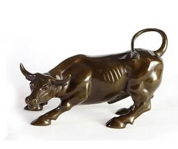 Copper Crafts decoration Fine Buddha Brass Copper Brass Exquisite Home Decoration Bonze Wall Street Cattle Statue Bronze Bull
Copper Crafts decoration Fine Buddha Brass Copper Brass Exquisite Home Decoration Bonze Wall Street Cattle Statue Bronze Bull