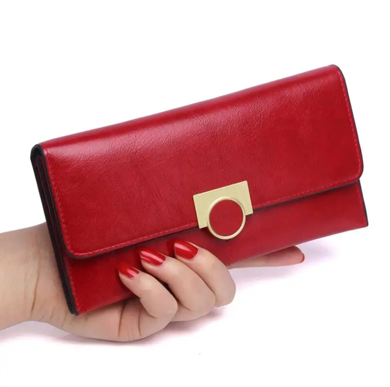 New women's purse long zipper women's handbag large capacity solid color wallet multi-card PU handbag cartera mujer portemonnee
New women's purse long zipper women's handbag large capacity solid color wallet multi-card PU handbag cartera mujer portemonnee