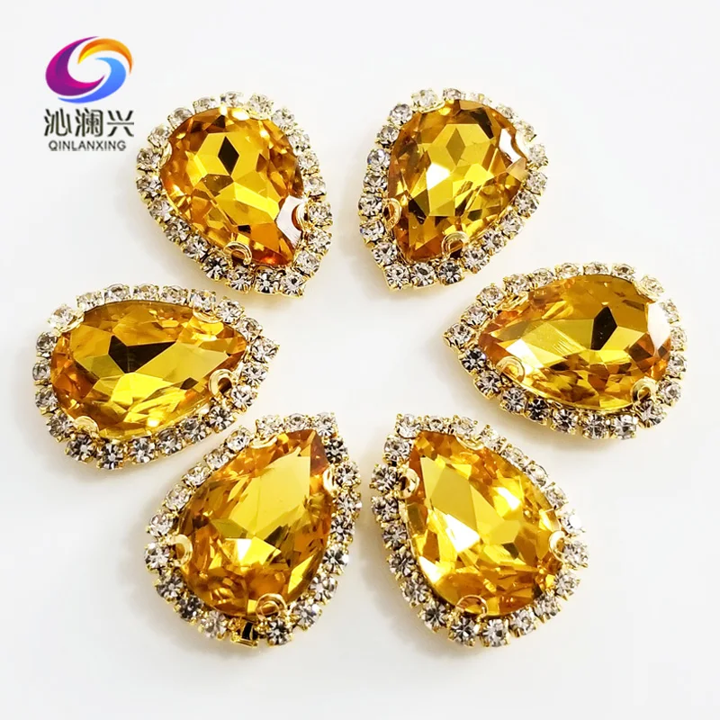 Golden yellow 10pcs/pack Golden bottom Top grade Glass Crystal buckle,Drop shape sew on rhinestones,Diy wedding decoration
Golden yellow 10pcs/pack Golden bottom Top grade Glass Crystal buckle,Drop shape sew on rhinestones,Diy wedding decoration