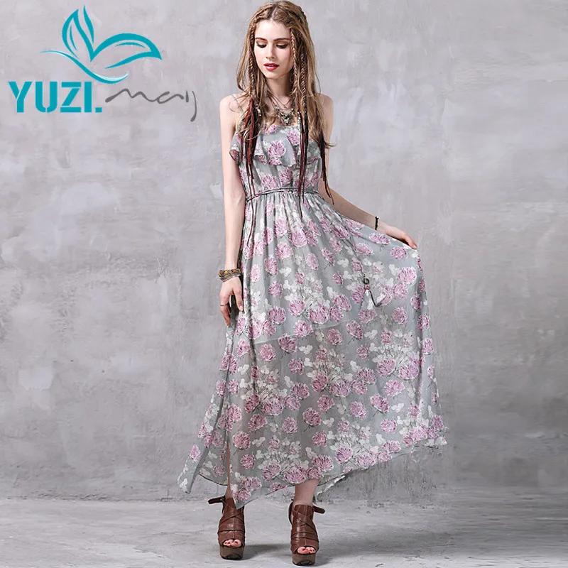 2017 Summer Dress Yuzi.may Boho New Chiffon Women Vestidos Floral Print High Waist Ruffles Belted Strapless Dresses A8217
2017 Summer Dress Yuzi.may Boho New Chiffon Women Vestidos Floral Print High Waist Ruffles Belted Strapless Dresses A8217