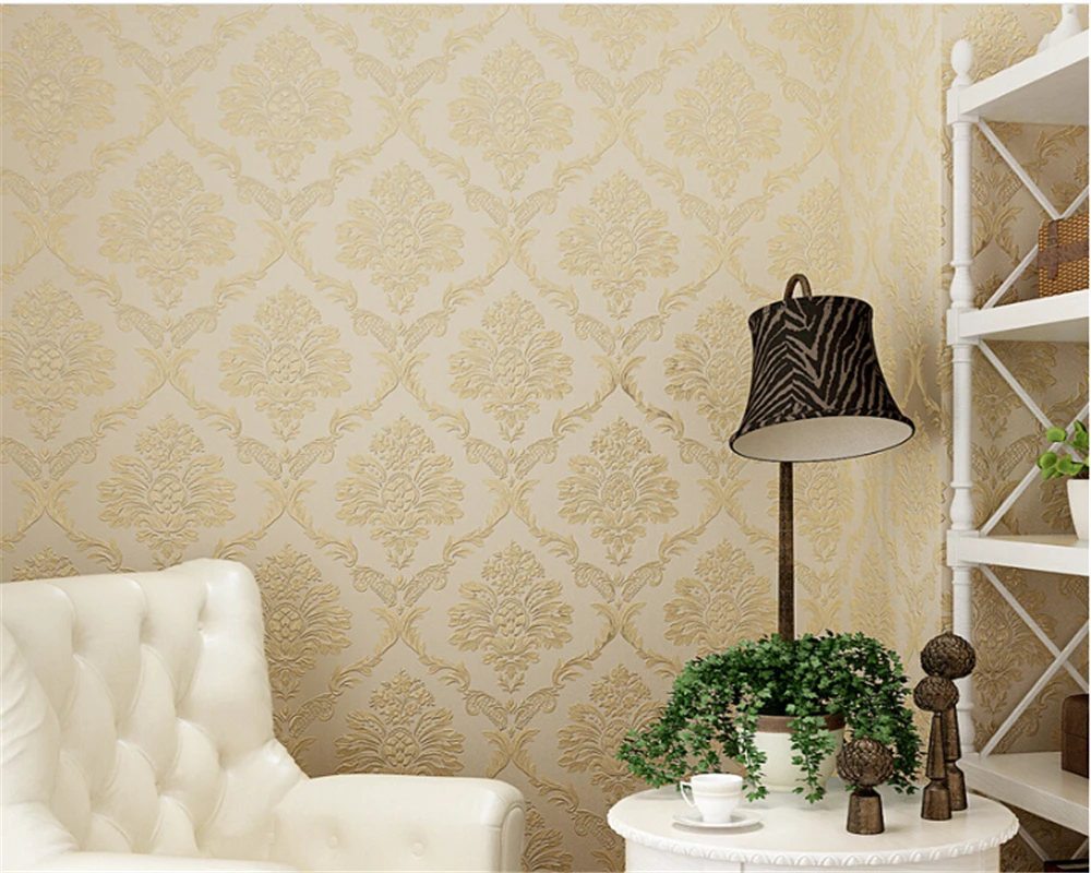 beibehang papel de parede Senior European new non woven fabric exquisite embossed series bedroom living room wallpaper tapety
beibehang papel de parede Senior European new non woven fabric exquisite embossed series bedroom living room wallpaper tapety