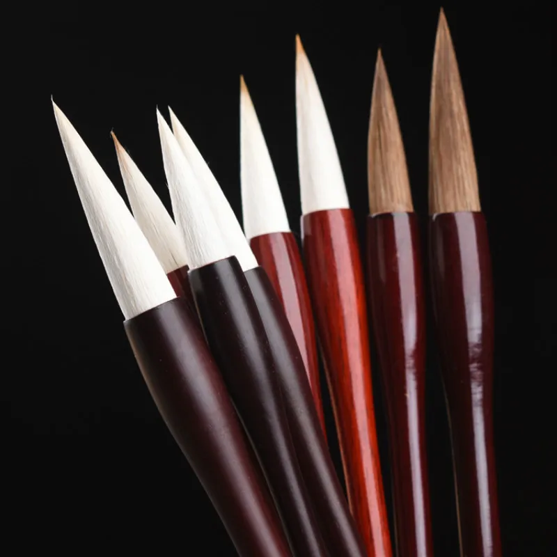 Chinese Traditional Calligraphy Brush Pen Set Regular Script Calligraphy Writing Brushes Art Painting the Scholar's Four Jewels
Chinese Traditional Calligraphy Brush Pen Set Regular Script Calligraphy Writing Brushes Art Painting the Scholar's Four Jewels