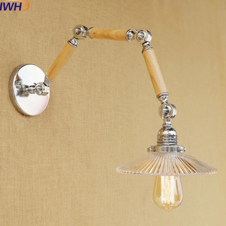 Деревянные Настенные светильники IWHD с длинным рычагом, антикварный светодиодный светильник для гостиной в стиле индастриал, освещение для дома, лестницы, спальни, настенная лампа
Деревянные Настенные светильники IWHD с длинным рычагом, антикварный светодиодный светильник для гостиной в стиле индастриал, освещение для дома, лестницы, спальни, настенная лампа