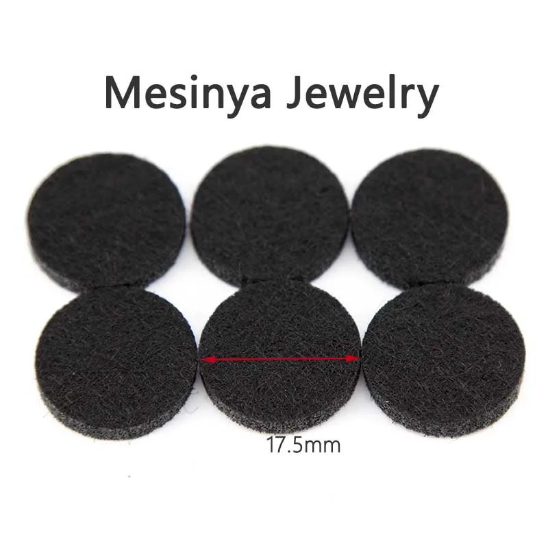 100pcs 17.5mm black Color Essential Oils Diffuser Locket pendant necklace felt Pads Perfume Aroma Locket Replacement pads
100pcs 17.5mm black Color Essential Oils Diffuser Locket pendant necklace felt Pads Perfume Aroma Locket Replacement pads