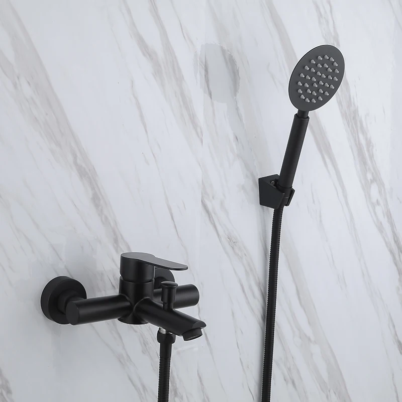 Matte Black Stainless steel Mixer Shower faucet Set Wall Mounted bath Faucet Single Handle Bathroom Mixer Tap Bathtub faucet
Matte Black Stainless steel Mixer Shower faucet Set Wall Mounted bath Faucet Single Handle Bathroom Mixer Tap Bathtub faucet