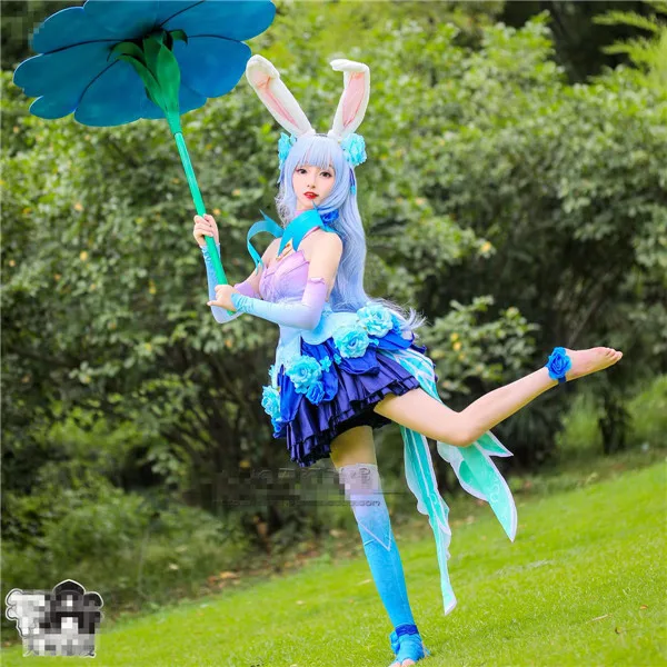The Popular Game King of Glory Cosplay Costume Gongsun Li Bunny girl Top+Skirt+Rabbit ear Full Sets A
The Popular Game King of Glory Cosplay Costume Gongsun Li Bunny girl Top+Skirt+Rabbit ear Full Sets A