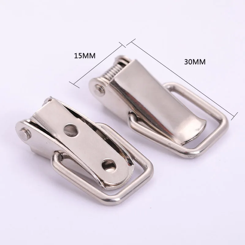 2 Pairs/Lot Luggage Compartment Buckle Hardware Hinge Total Length 30mm Width 15mm Hole Distance 14mm Accessories Furniture
2 Pairs/Lot Luggage Compartment Buckle Hardware Hinge Total Length 30mm Width 15mm Hole Distance 14mm Accessories Furniture