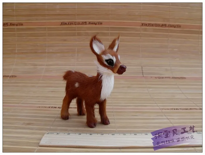 new creative simulation small deer toy polyethylene & furs mini deer doll gift about 8x4x9cm 2266
new creative simulation small deer toy polyethylene & furs mini deer doll gift about 8x4x9cm 2266