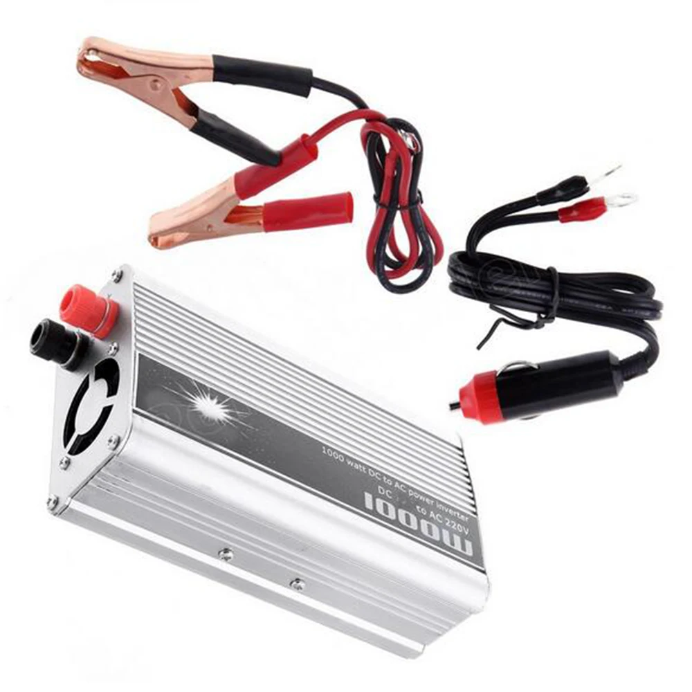 1000W Modified Sine Wave Portable Car Automotive Power Inverter Charger Converter DC 24V to AC 220V voltage transformer
1000W Modified Sine Wave Portable Car Automotive Power Inverter Charger Converter DC 24V to AC 220V voltage transformer