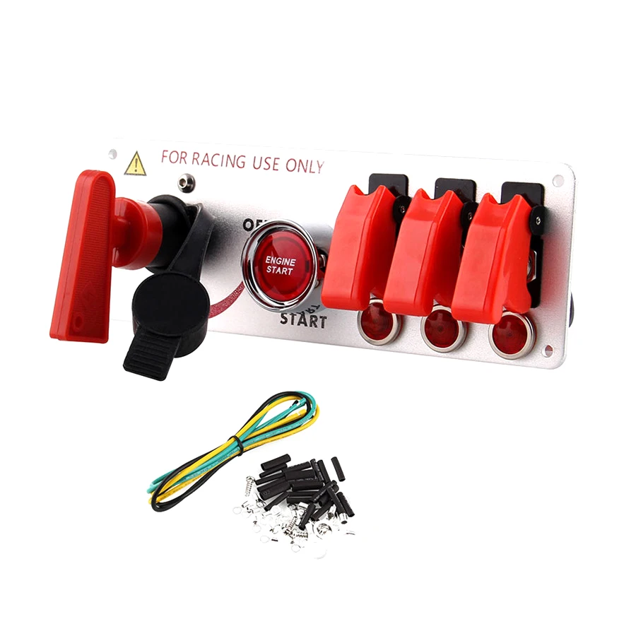 Racing Accessories Flip-up Start Ignition Switch Panel 12V LED Indication Light For Racing Sport
Racing Accessories Flip-up Start Ignition Switch Panel 12V LED Indication Light For Racing Sport