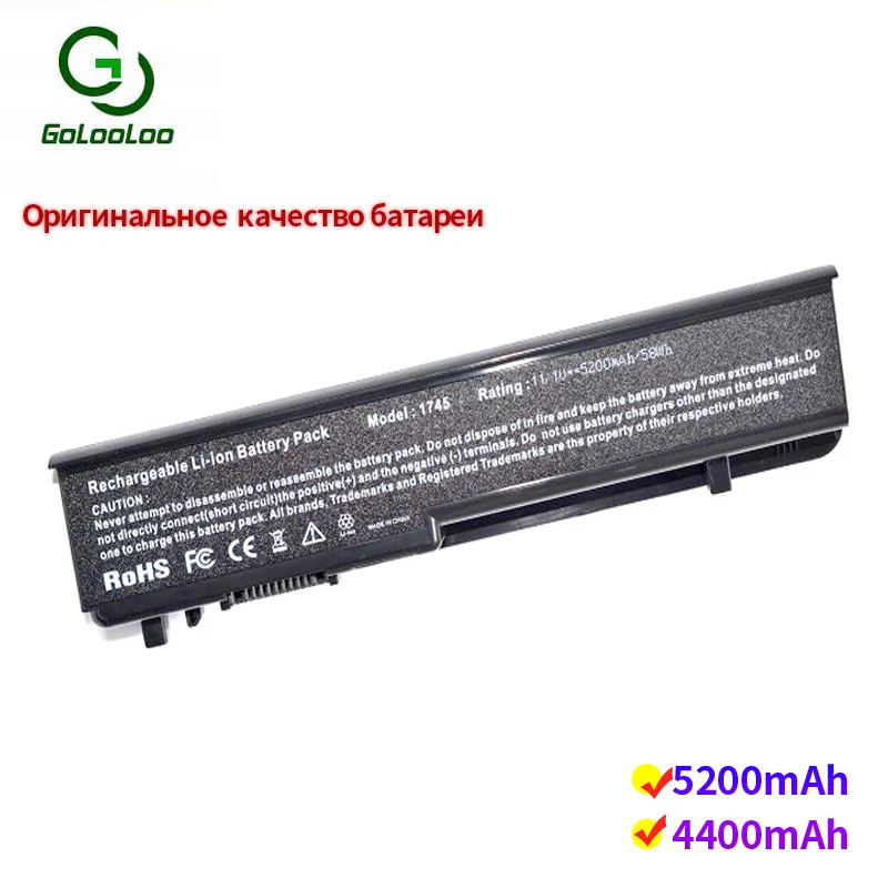 Gololoo 6 ячеек Аккумулятор для ноутбука Dell Studio 17 1745 1747 1749 0W077P 312-0186 0196 A3582354 A3582355 M905P M909P N855P
Gololoo 6 ячеек Аккумулятор для ноутбука Dell Studio 17 1745 1747 1749 0W077P 312-0186 0196 A3582354 A3582355 M905P M909P N855P
