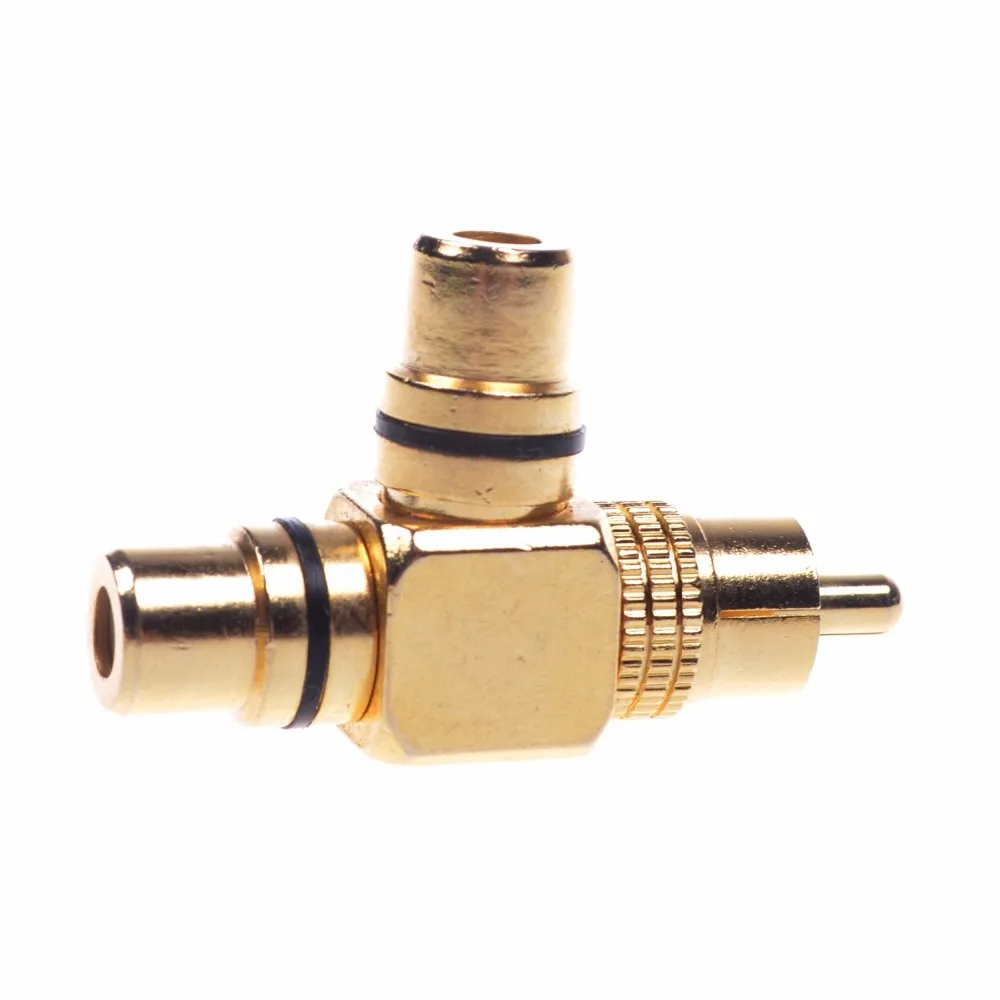 1 Male to 2 Female RCA Splitter Adapter AV Video Audio Gold Plated T Plug 3 way Plug connector
1 Male to 2 Female RCA Splitter Adapter AV Video Audio Gold Plated T Plug 3 way Plug connector
