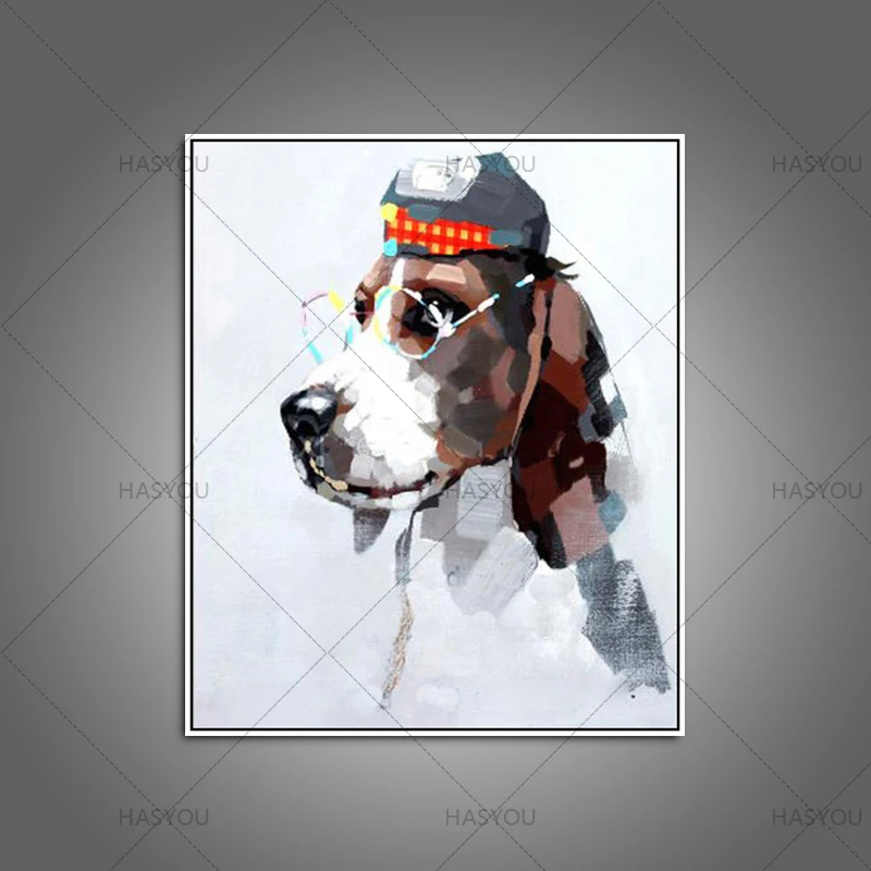 100% Hand Painted Abstract Dog Cartoon Animal Oil Painting On Canvas Modern Wall Art Pictures Living Room Home Decor New Year
100% Hand Painted Abstract Dog Cartoon Animal Oil Painting On Canvas Modern Wall Art Pictures Living Room Home Decor New Year