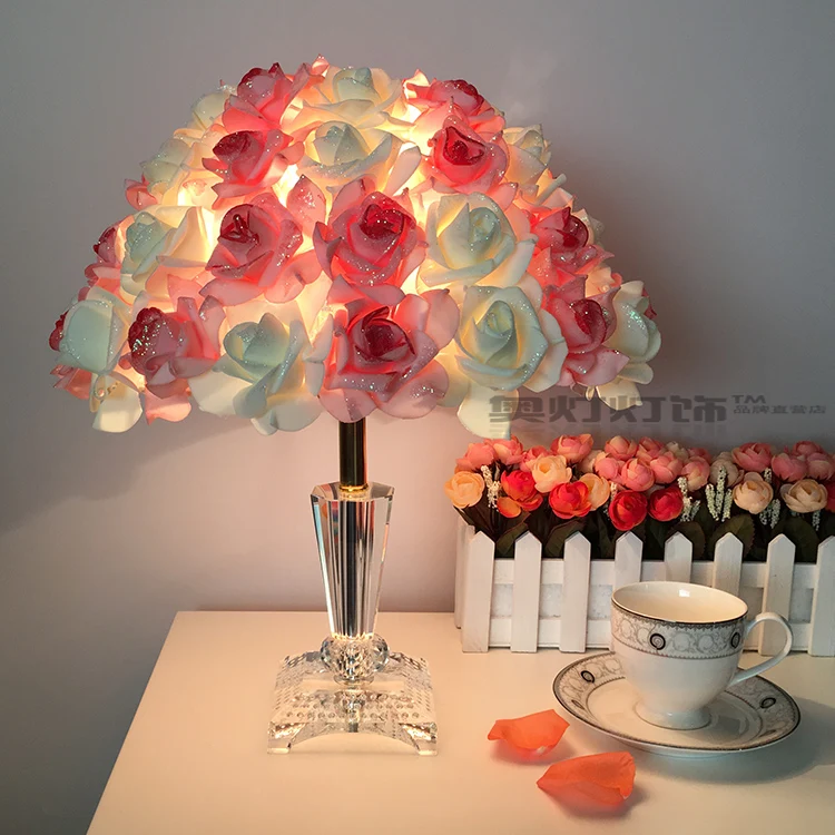 rose wedding gift Table lamp Crystal lamp bedroom bedside lamp decoration lamp European creative wedding marriage room reading
rose wedding gift Table lamp Crystal lamp bedroom bedside lamp decoration lamp European creative wedding marriage room reading