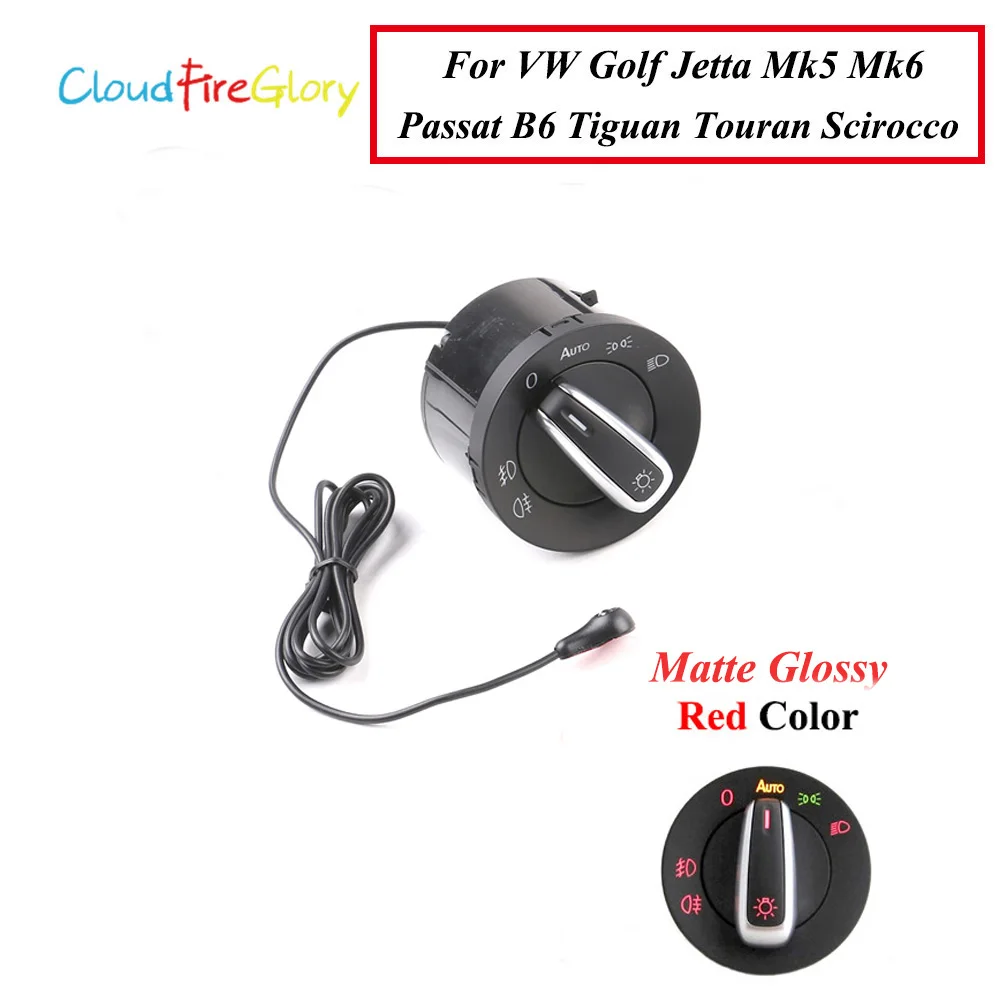 CloudFireGlory For Golf Jetta MK5 MK6 Tiguan Touran Passat Scirocco Modified AUTO Headlight Switch Knob & Light Sensor Module
CloudFireGlory For Golf Jetta MK5 MK6 Tiguan Touran Passat Scirocco Modified AUTO Headlight Switch Knob & Light Sensor Module